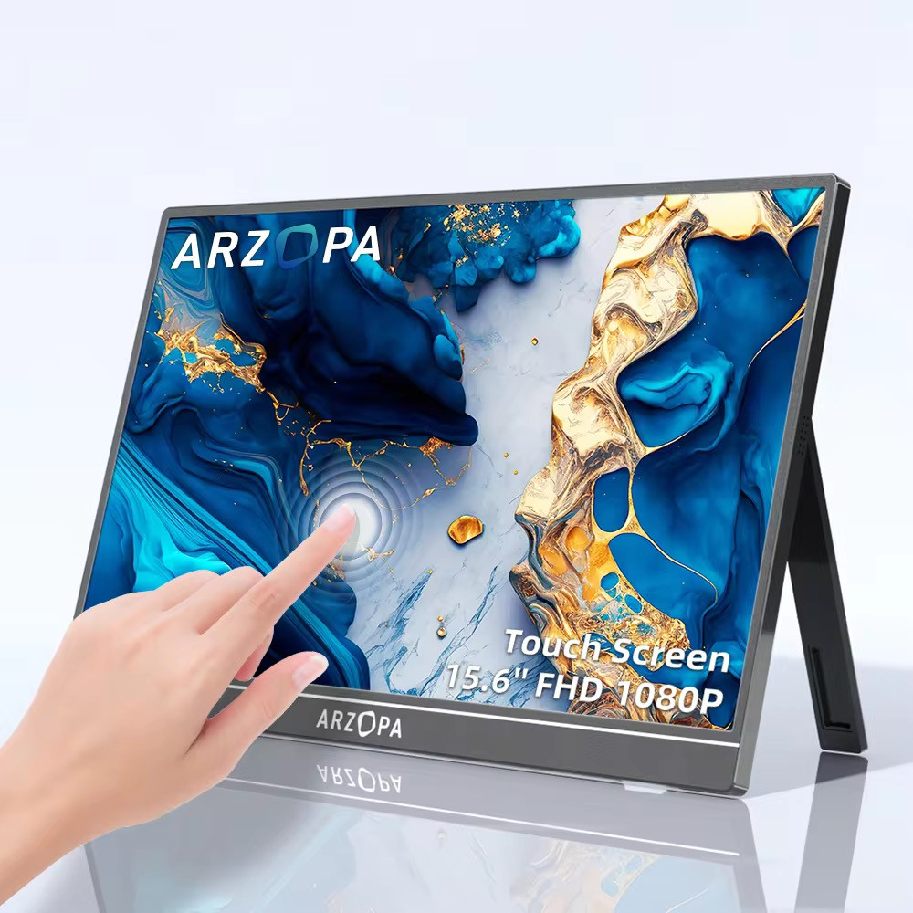 ARZOPA A1T Kickstand TOUCH PORTABLE MONITOR | 15.6'' FHD